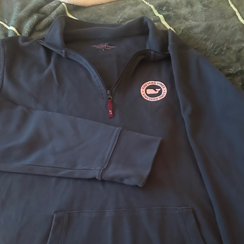 Vineyard Vines Blue Half-Zip Sweatshirt